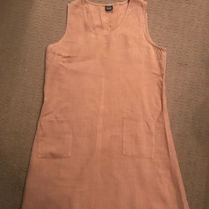 Eileen Fisher Vintage Tan Cotton Dress
